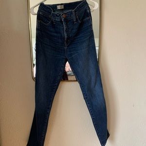 Madewell 10” high rise skinny